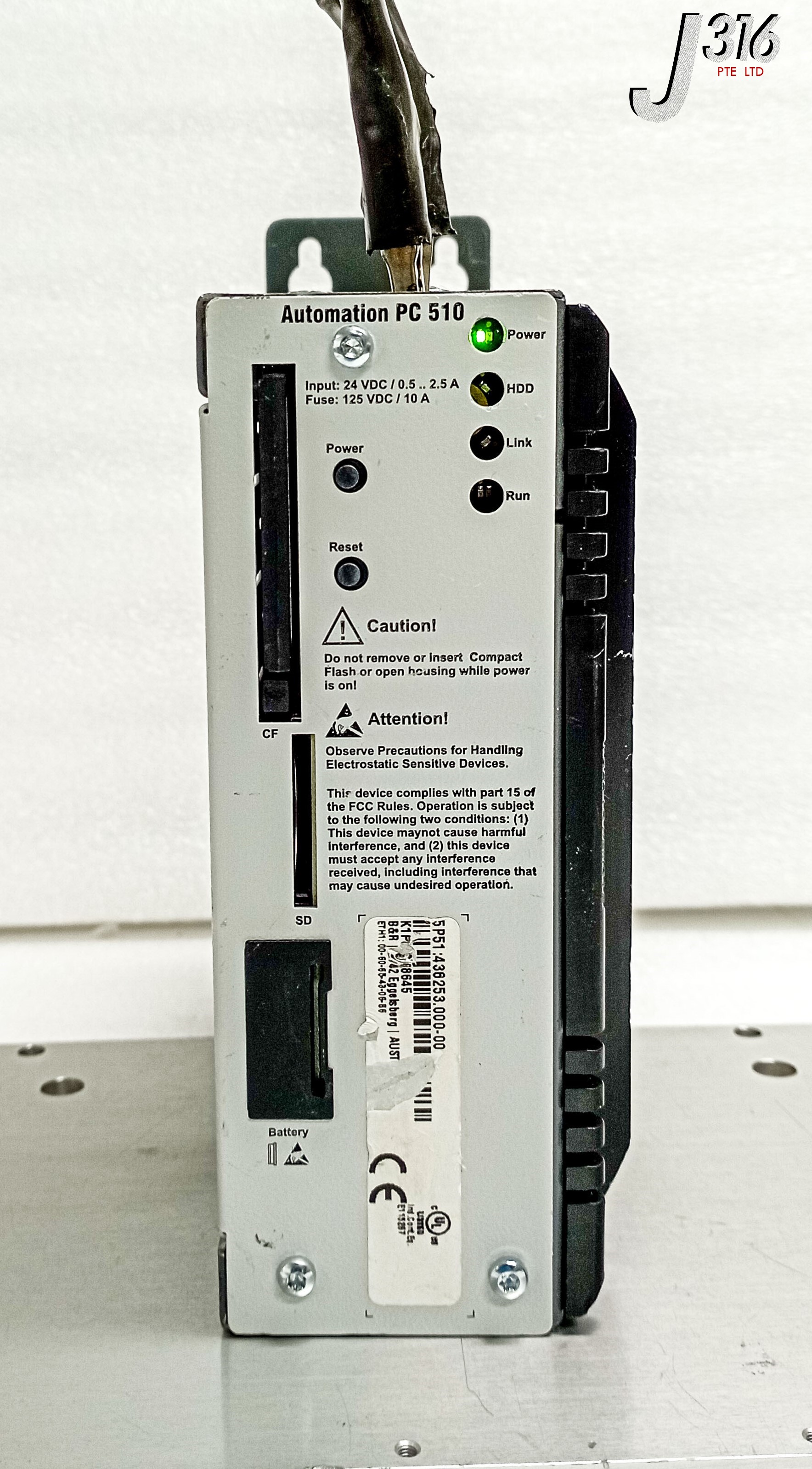 29802 B&R AUTOMATION INDUSTRIAL COMPUTER, AUTOMATION PC 510… J316Gallery